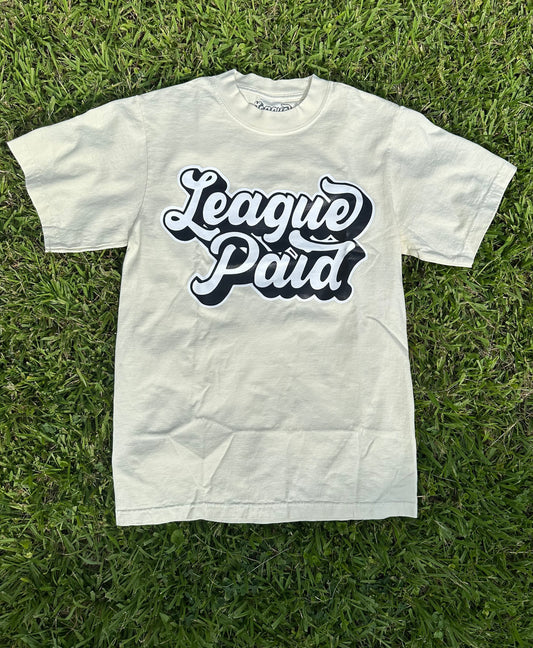 League Paid Print White T-Shirt